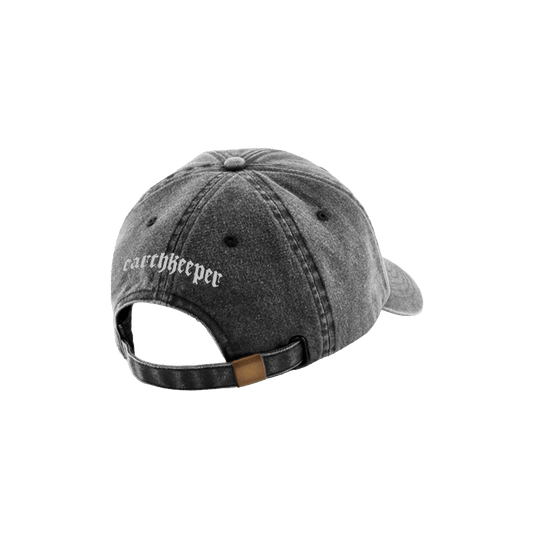 Pinkshift Vintage Black Cap with White Logo