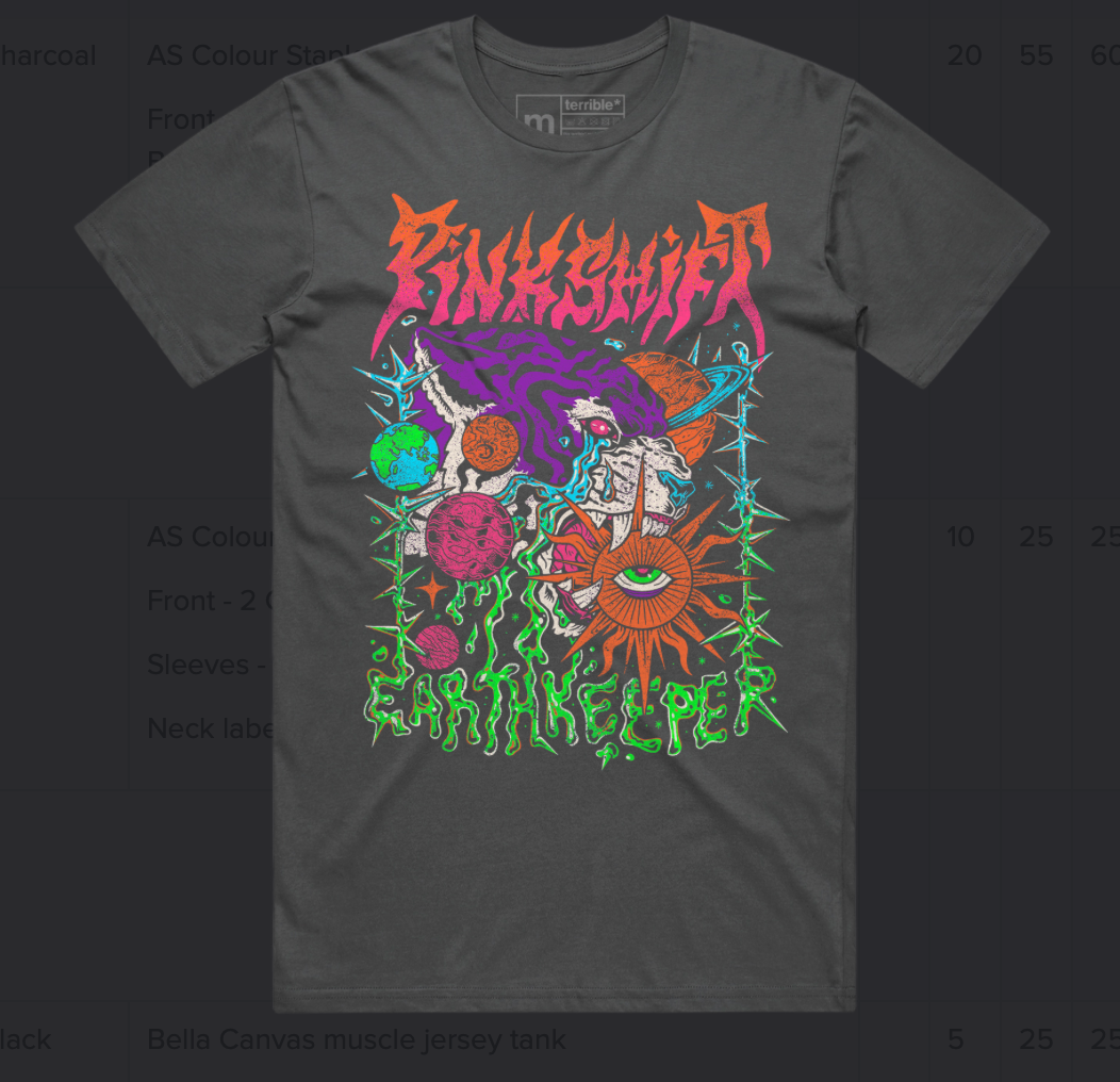 Charcoal 'Earthkeeper' Tee UK