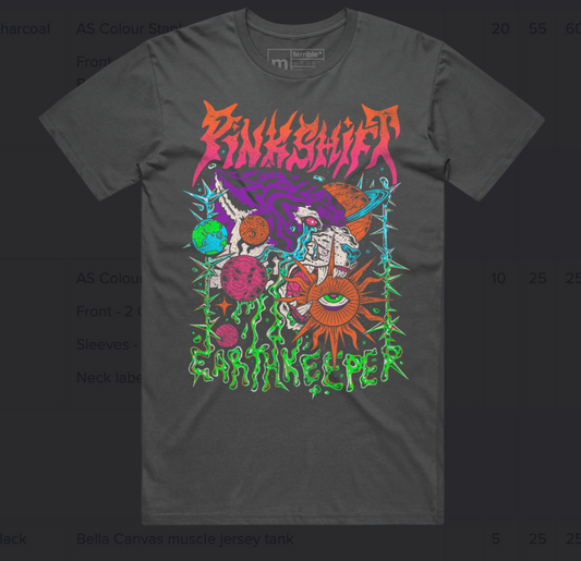 Charcoal 'Earthkeeper' Tee UK