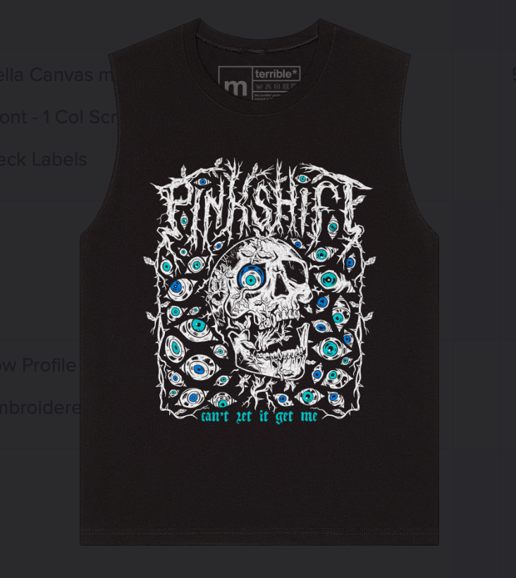 'Can't Let It Get Me' Muscle Shirt/Tanktop UK