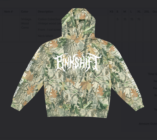 Green Camo Logo Hoodie UK